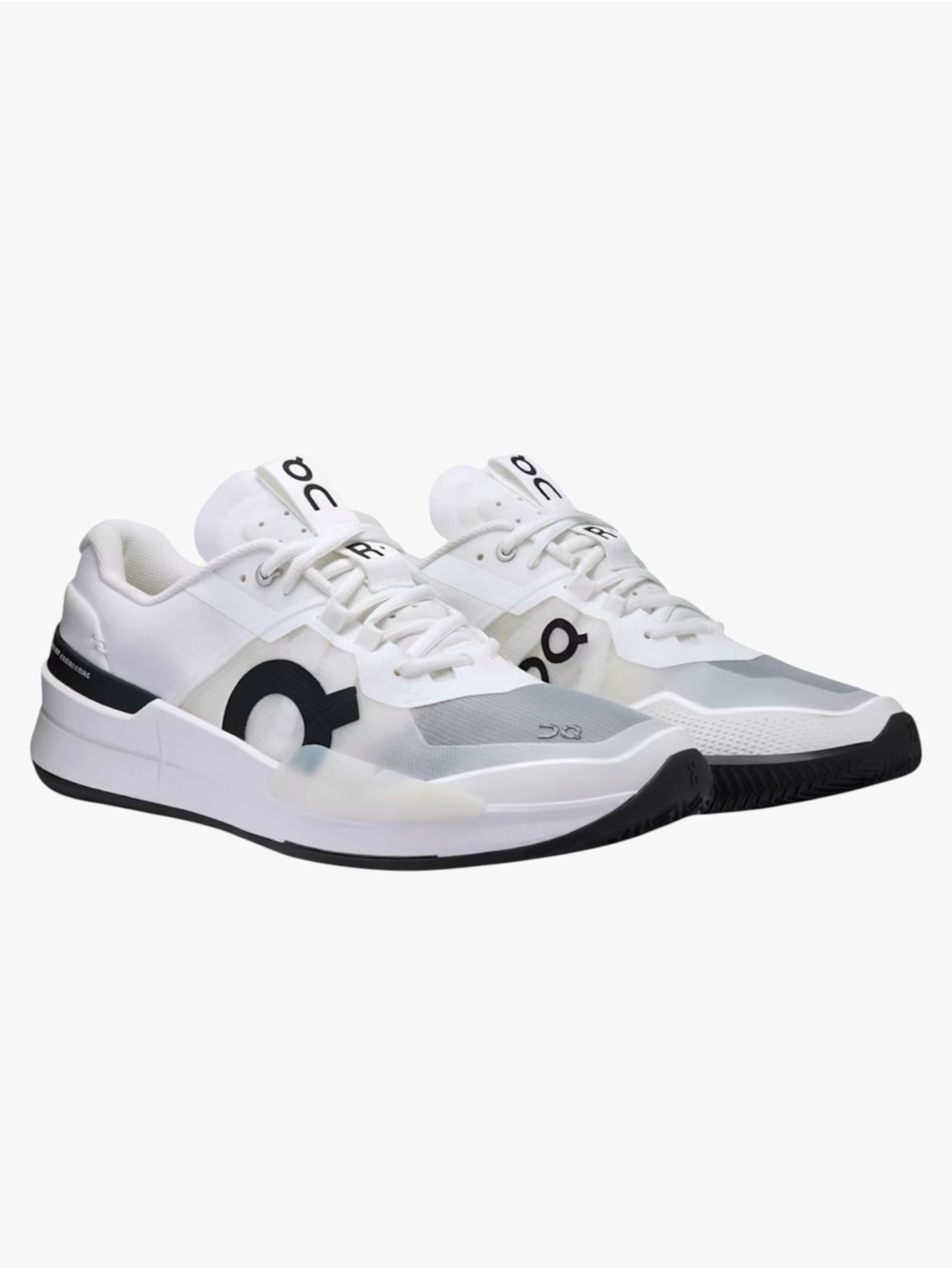 On Cloud Running THE ROGER Pro 2 Clay Men’s White and Black Sneakers Size 8 New